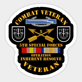 5th SFG - Opn Inherent Resolve (OIR) w SVC Sticker